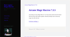 Desktop Screenshot of macromage.com
